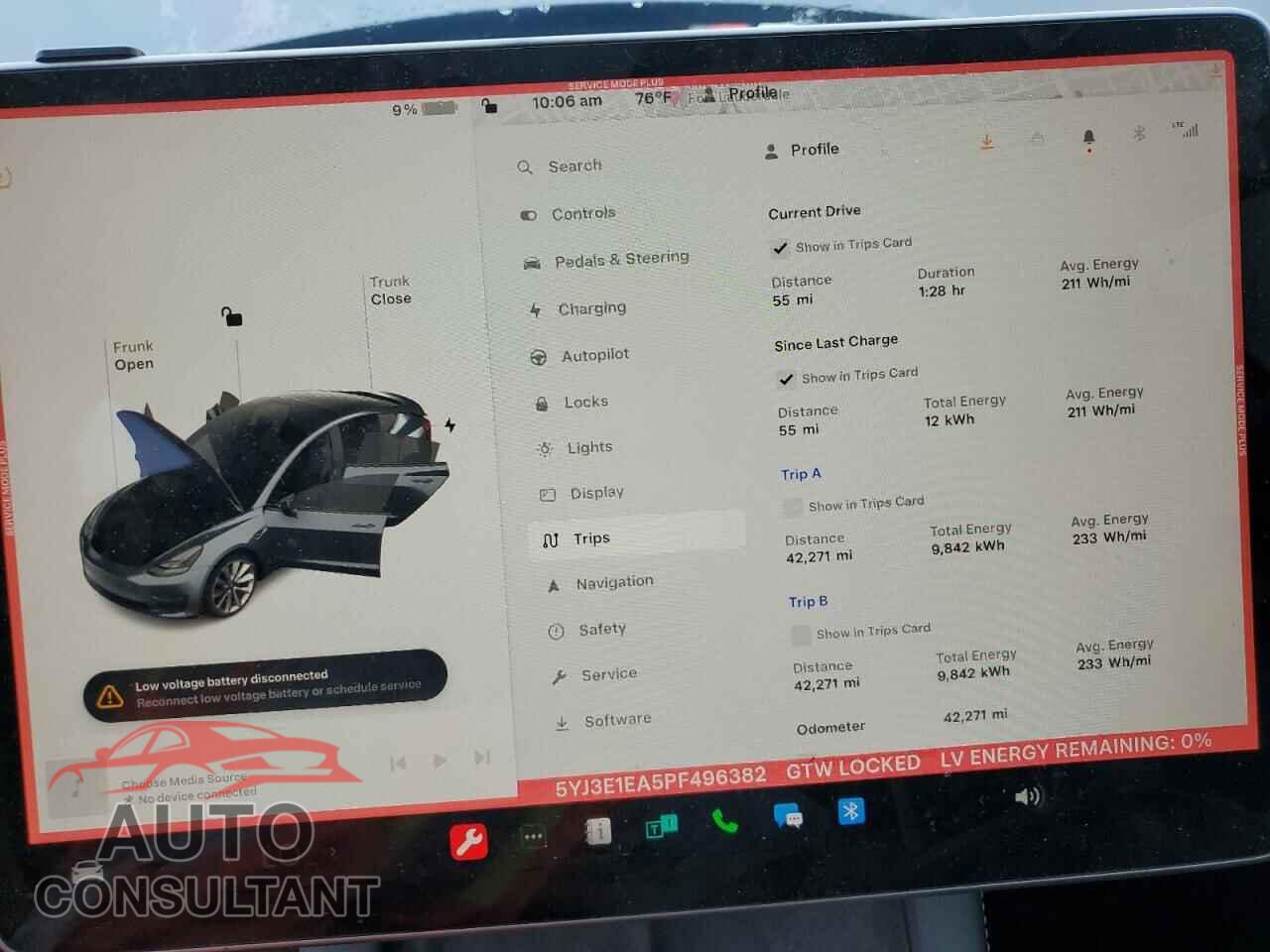 TESLA MODEL 3 2023 - 5YJ3E1EA5PF496382