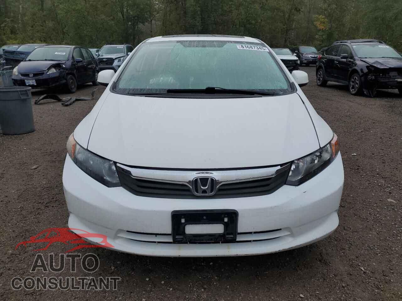 HONDA CIVIC 2012 - 2HGFB2F54CH037847