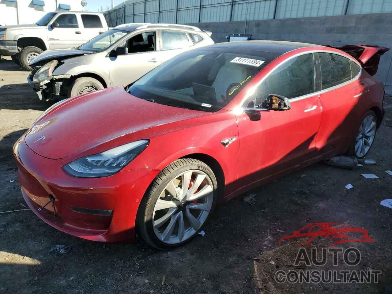 TESLA MODEL 3 2019 - 5YJ3E1EB7KF454894