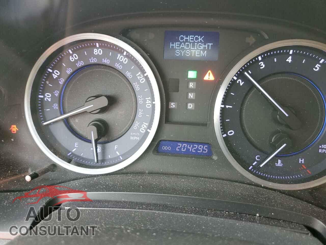 LEXUS IS 2011 - JTHBF5C23B5156183