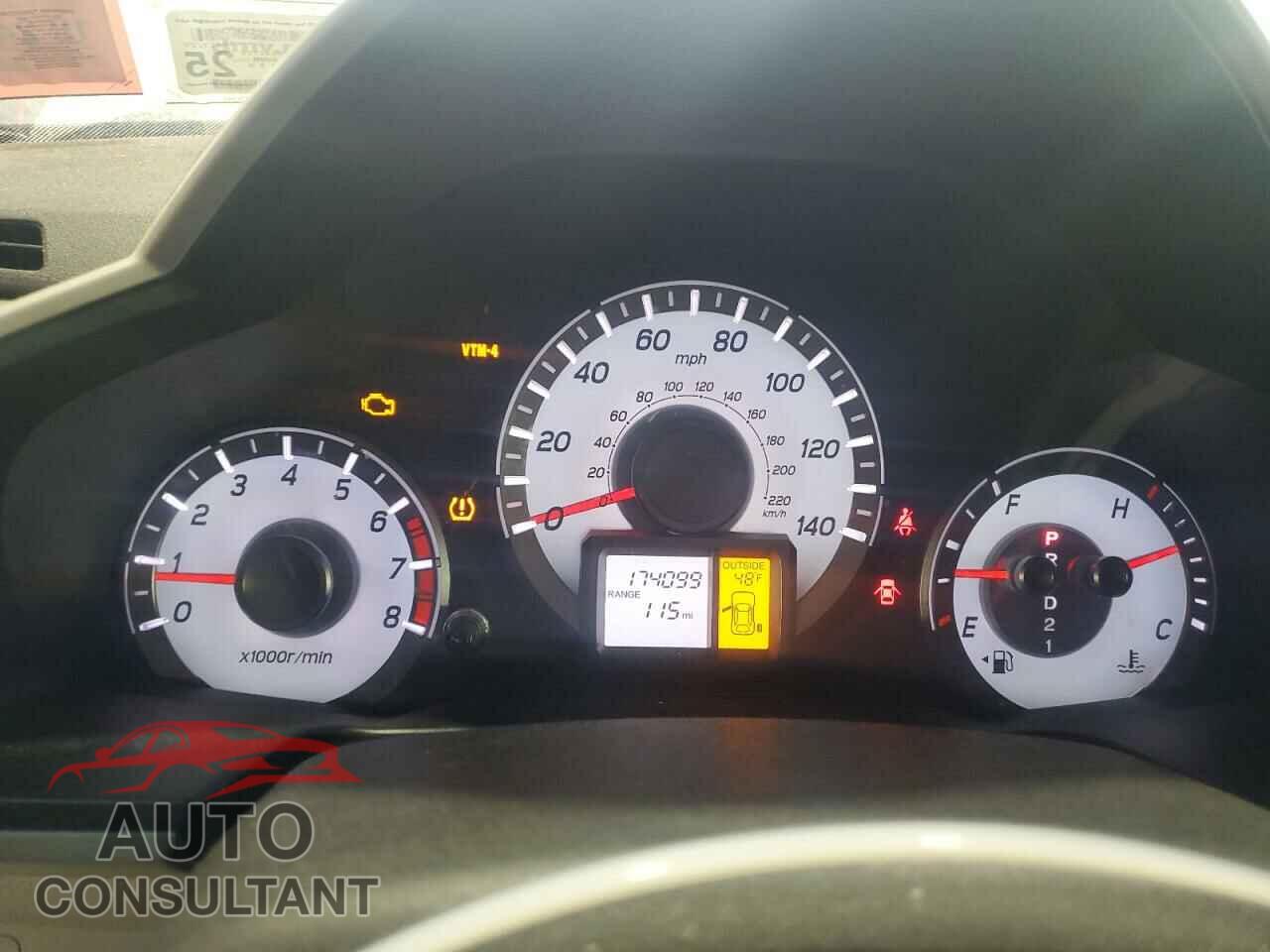 HONDA PILOT 2012 - 5FNYF4H57CB046729