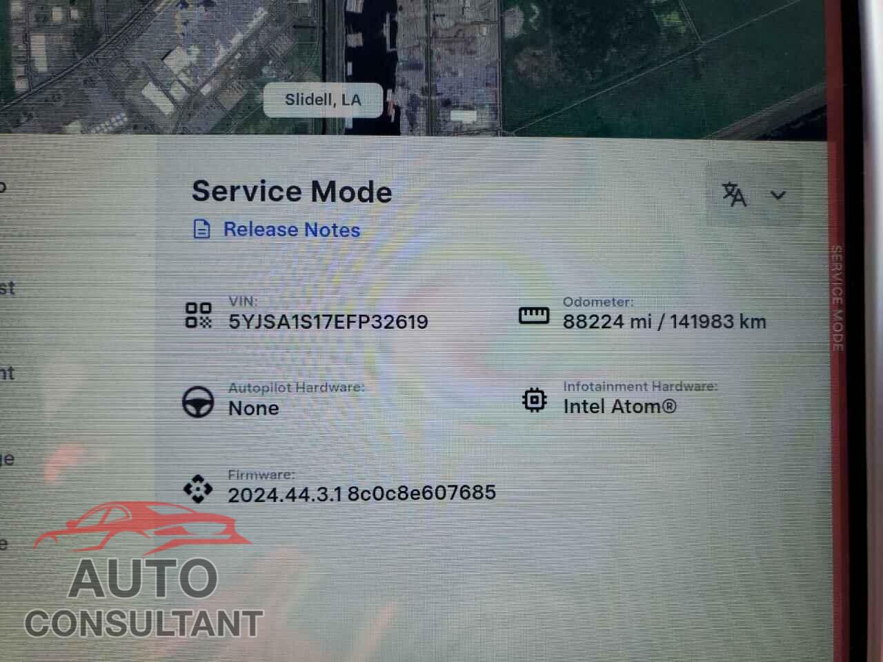 TESLA MODEL S 2014 - 5YJSA1S17EFP32619