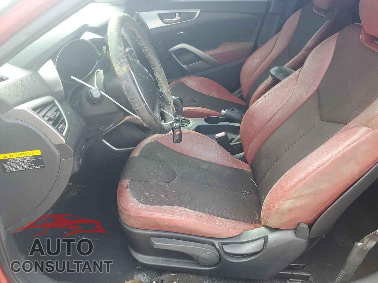 HYUNDAI VELOSTER 2012 - KMHTC6AD1CU078921