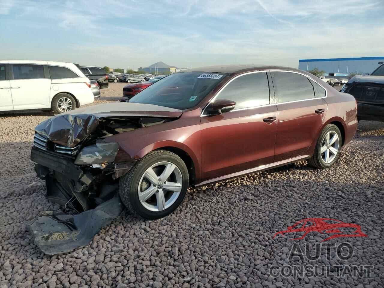VOLKSWAGEN PASSAT 2012 - 1VWBP7A39CC010760