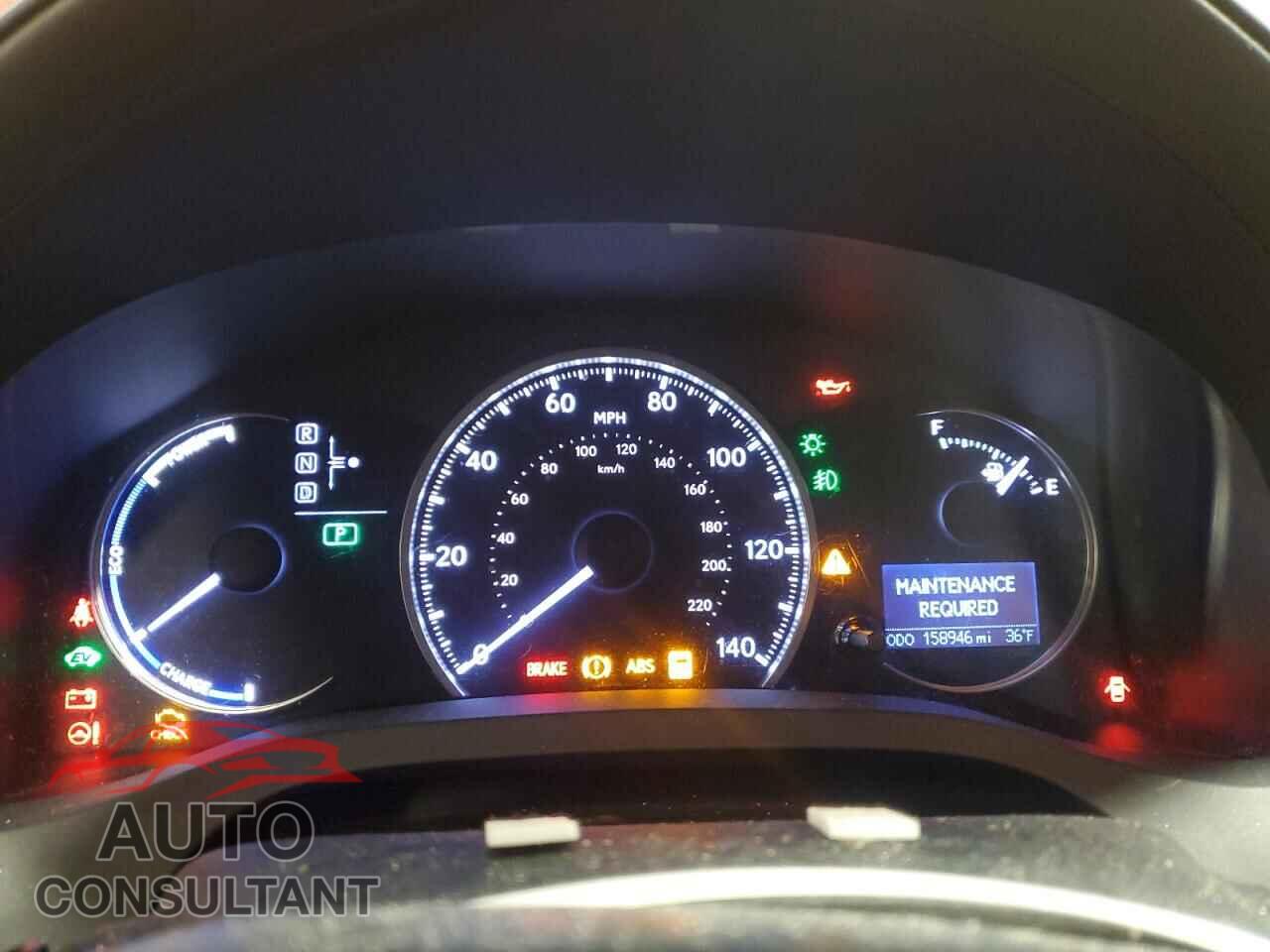 LEXUS CT 200 2015 - JTHKD5BH8F2243600