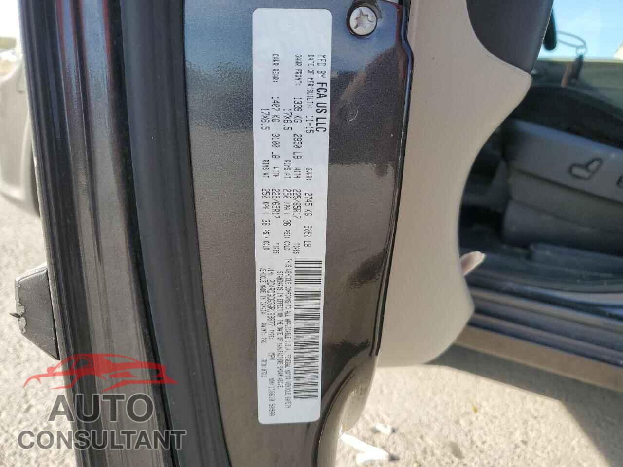 DODGE CARAVAN 2016 - 2C4RDGCG3GR169877