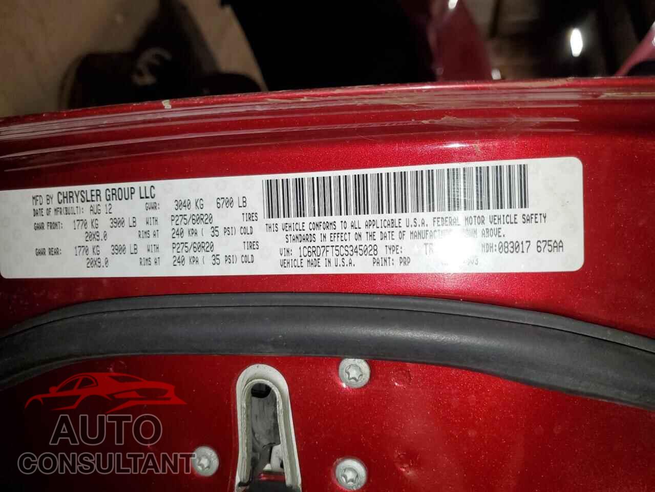 DODGE RAM 1500 2012 - 1C6RD7FT5CS345028