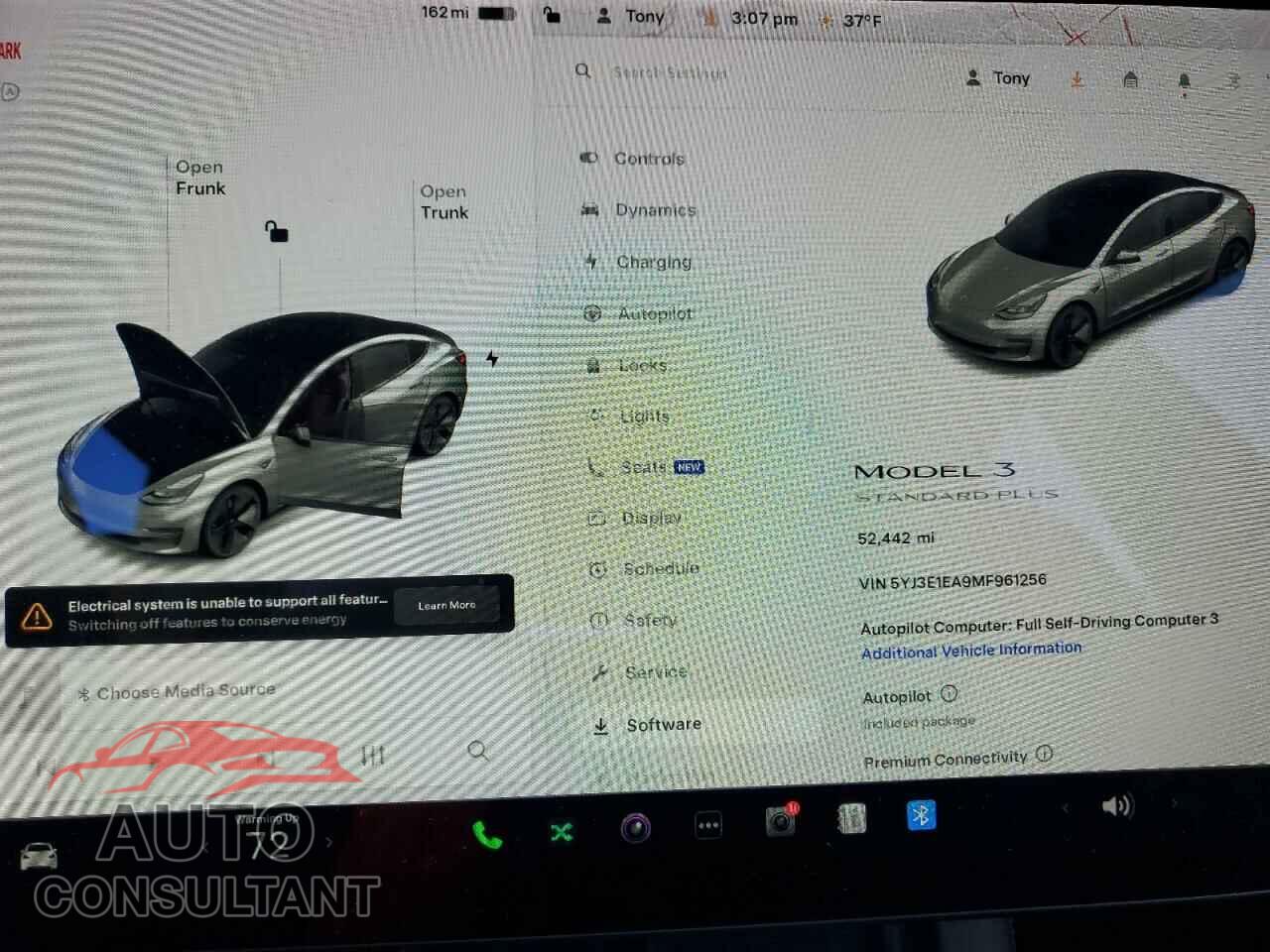 TESLA MODEL 3 2021 - 5YJ3E1EA9MF961256