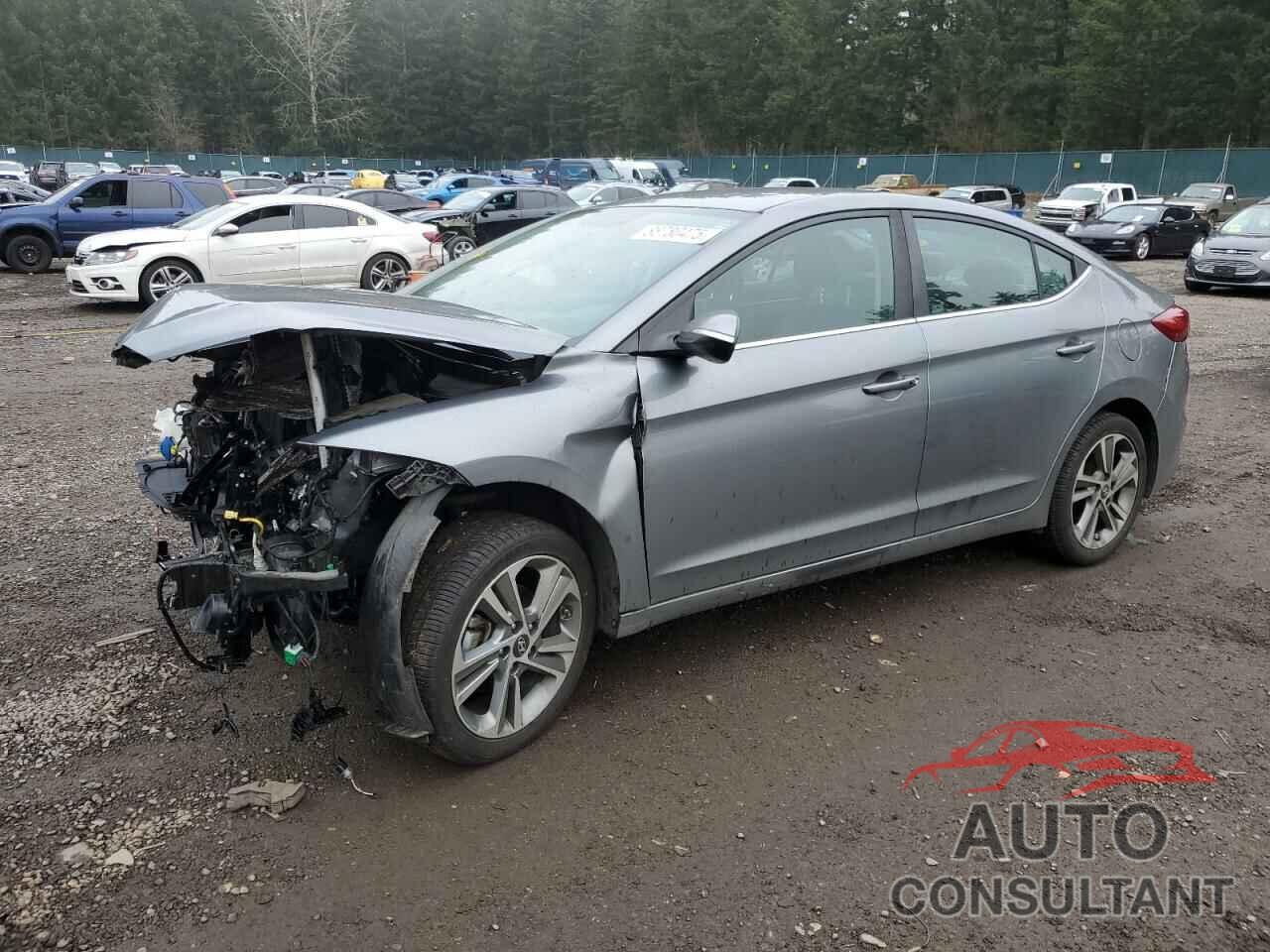 HYUNDAI ELANTRA 2018 - KMHD84LF0JU448438
