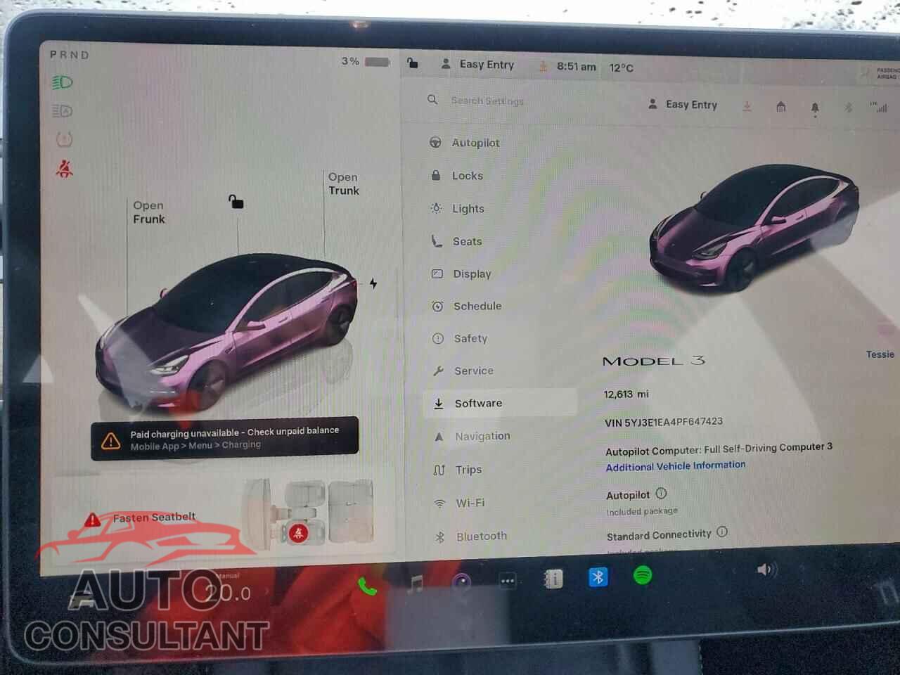 TESLA MODEL 3 2023 - 5YJ3E1EA4PF647423