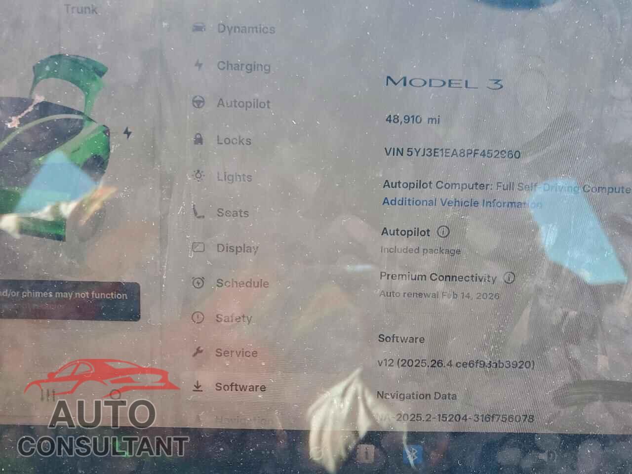 TESLA MODEL 3 2023 - 5YJ3E1EA8PF452960