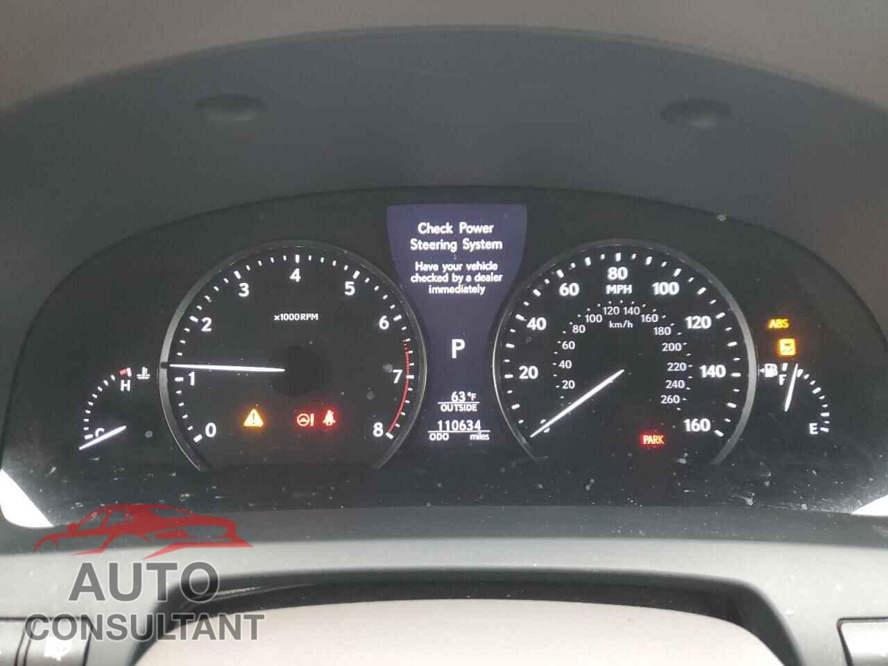 LEXUS LS460 2013 - JTHBL5EF1D5123131
