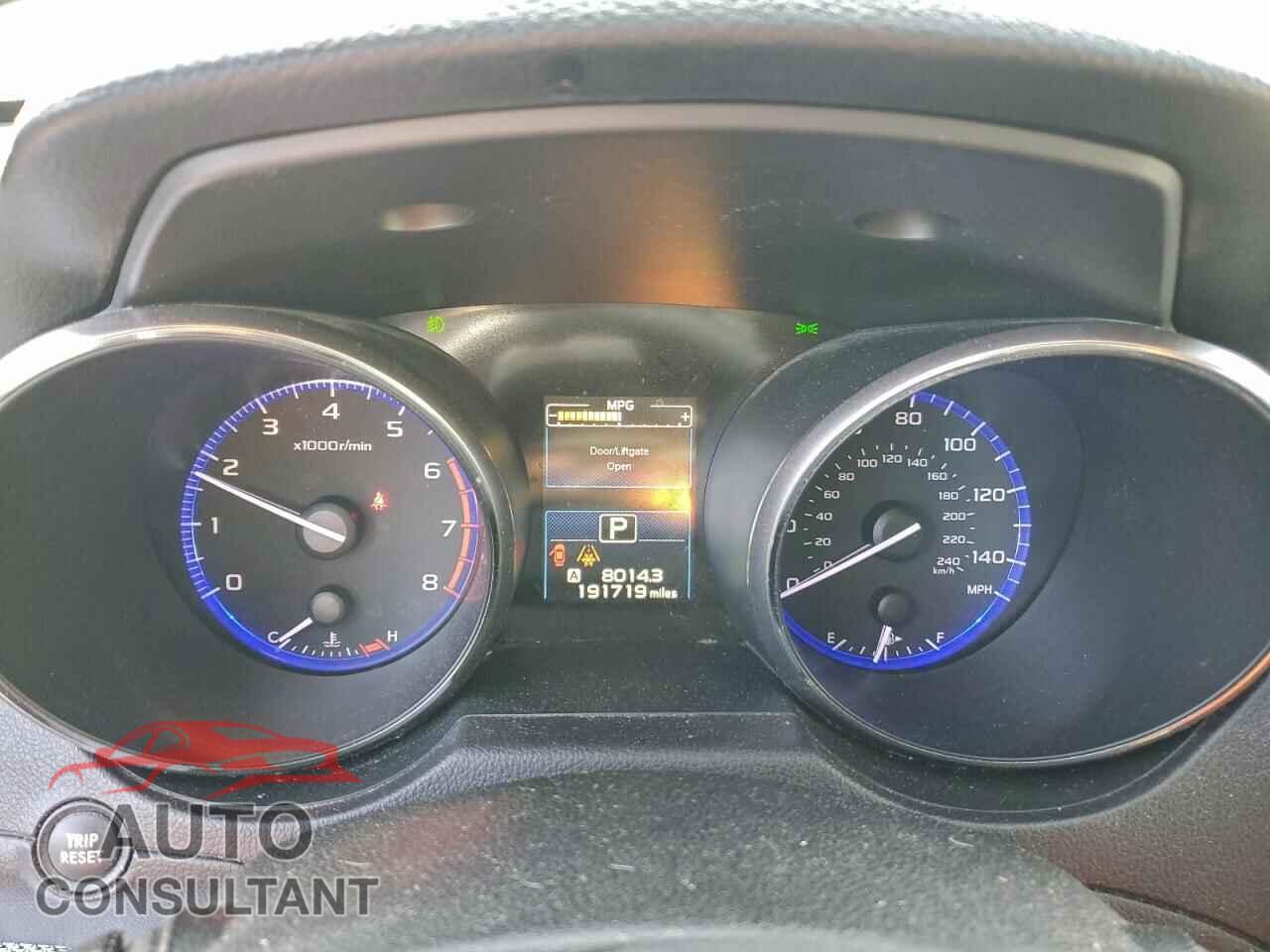 SUBARU OUTBACK 2017 - 4S4BSACCXH3304196