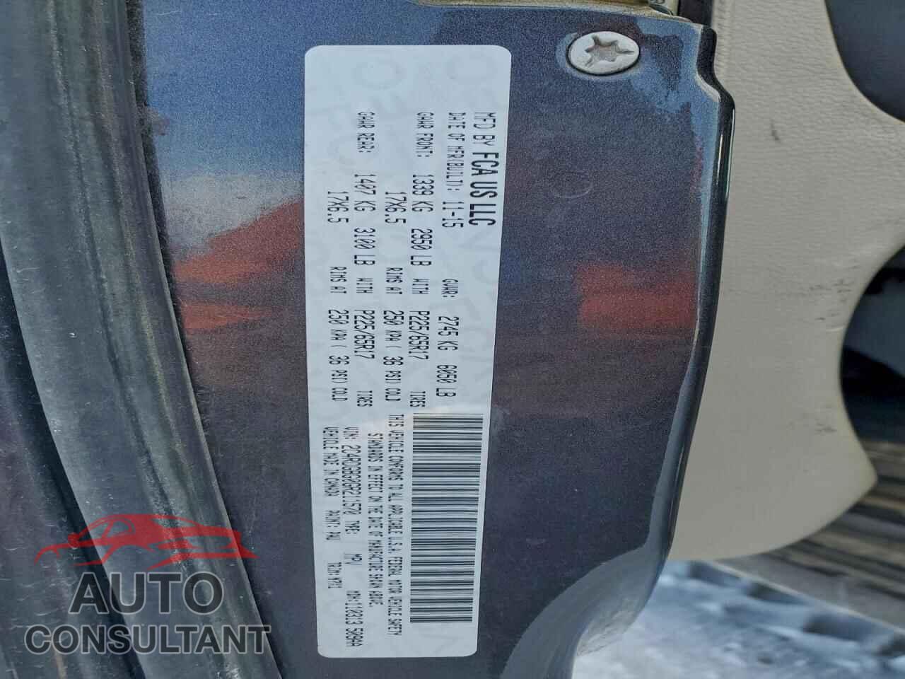 DODGE CARAVAN 2016 - 2C4RDGBG0GR211570