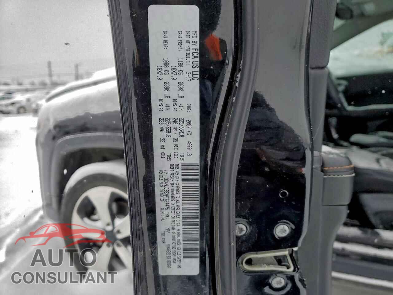 JEEP COMPASS 2017 - 3C4NJDBBXHT624475