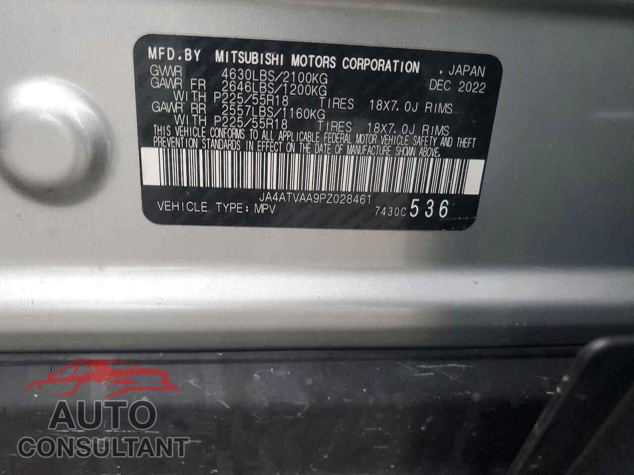MITSUBISHI ECLIPSE 2023 - JA4ATVAA9PZ028461
