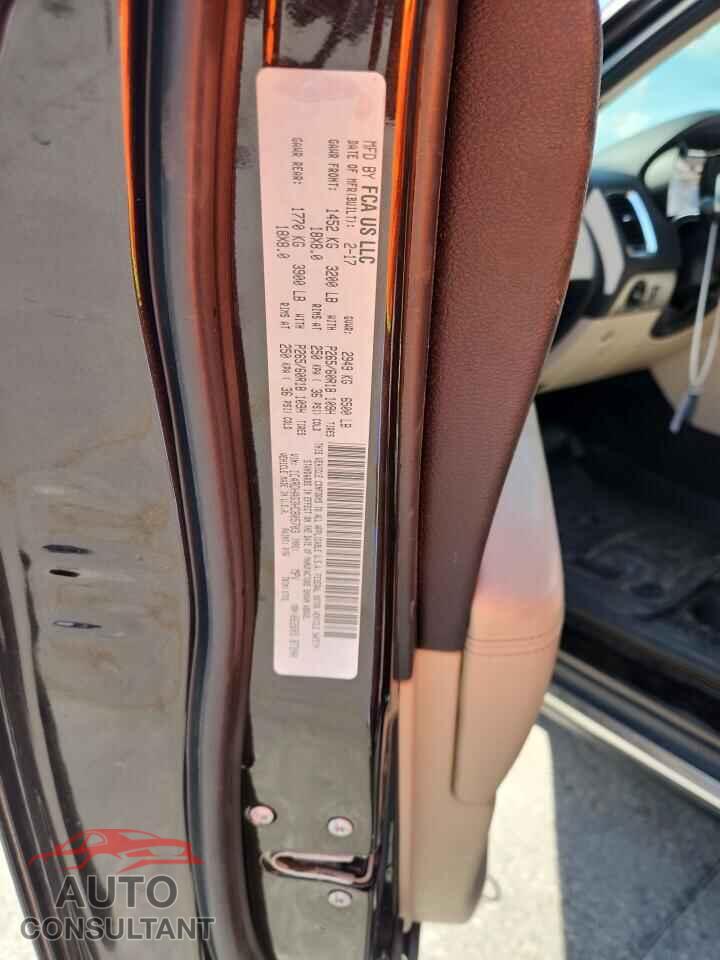 DODGE DURANGO 2017 - 1C4RDHAG3HC805703