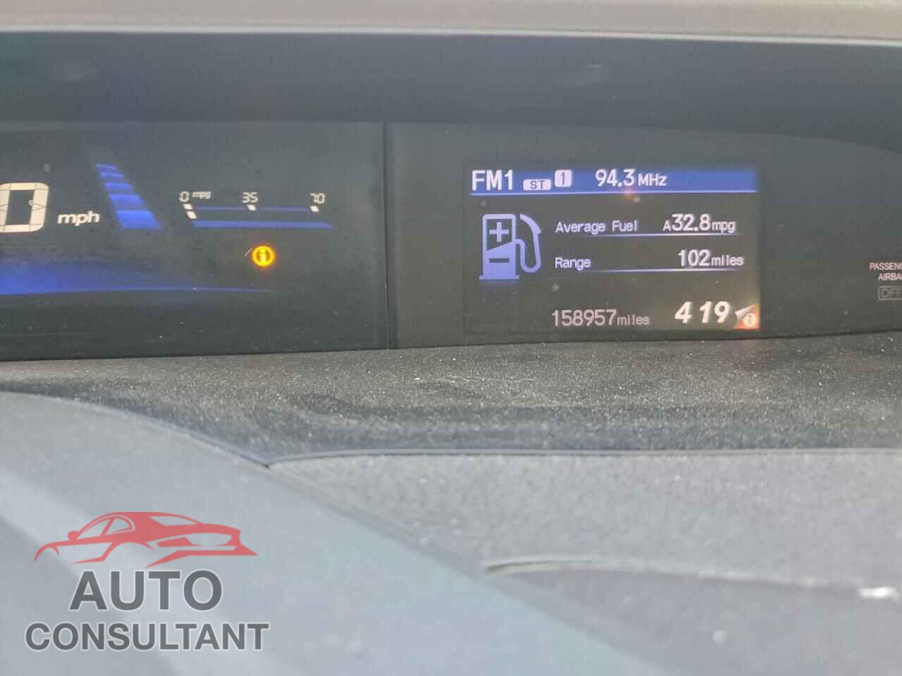 HONDA CIVIC 2012 - 2HGFB2F54CH334553
