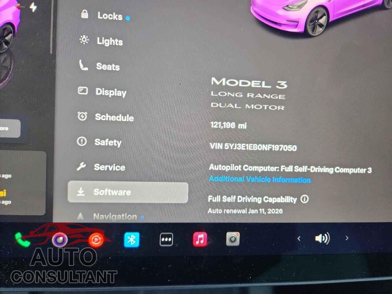 TESLA MODEL 3 2022 - 5YJ3E1EB0NF197050