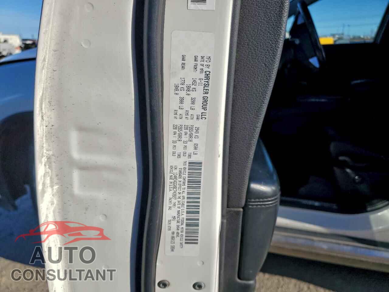 DODGE DURANGO 2011 - 1D4RE4GG0BC743927