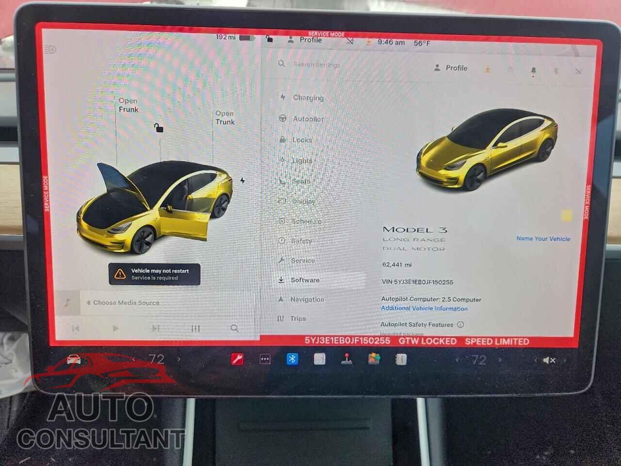 TESLA MODEL 3 2018 - 5YJ3E1EB0JF150255