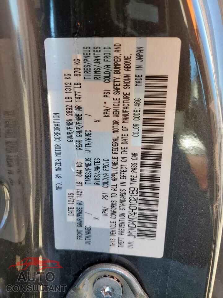 MAZDA MX5 2017 - JM1NDAM74H0102159