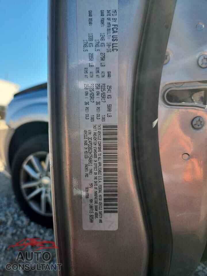 DODGE JOURNEY 2017 - 3C4PDDBG3HT540011