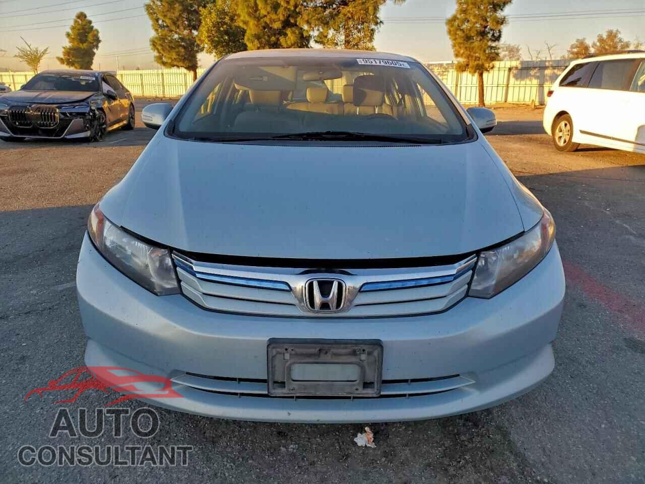 HONDA CIVIC 2012 - JHMFB4F38CS008271
