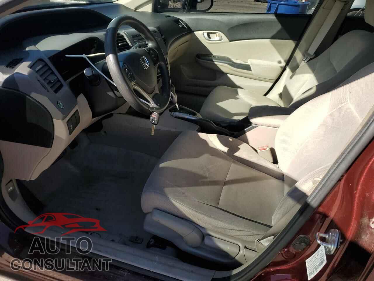 HONDA CIVIC 2012 - 19XFB2F52CE360952