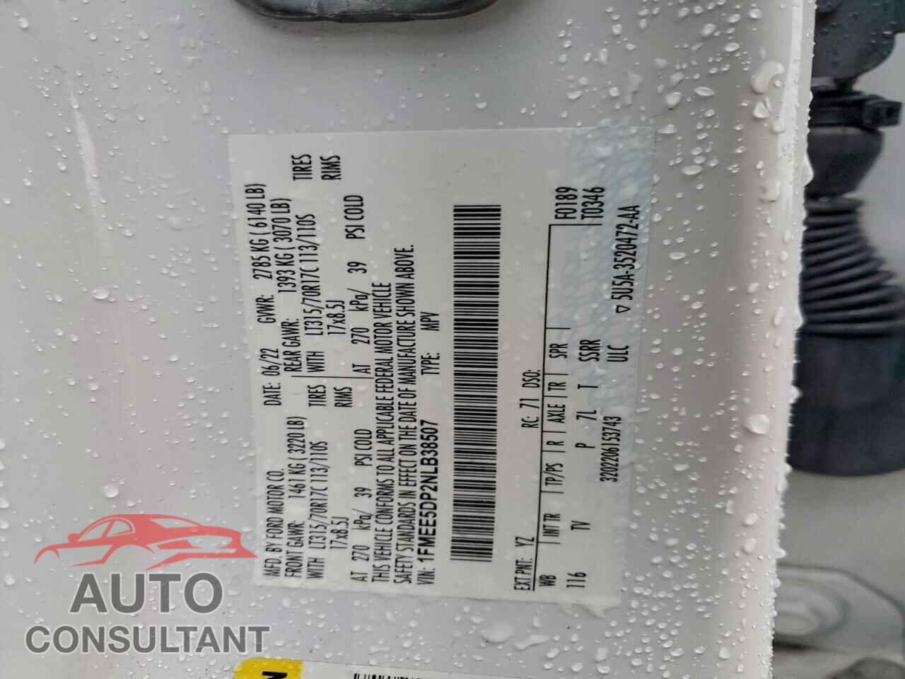 FORD BRONCO 2022 - 1FMEE5DP2NLB38507
