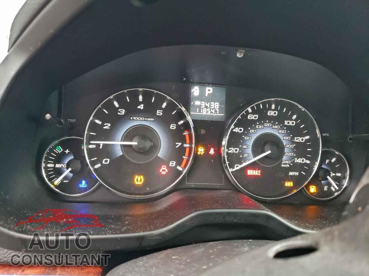 SUBARU OUTBACK 2010 - 4S4BRBKC9A3327686
