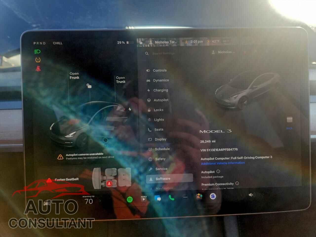 TESLA MODEL 3 2023 - 5YJ3E1EA6PF584776
