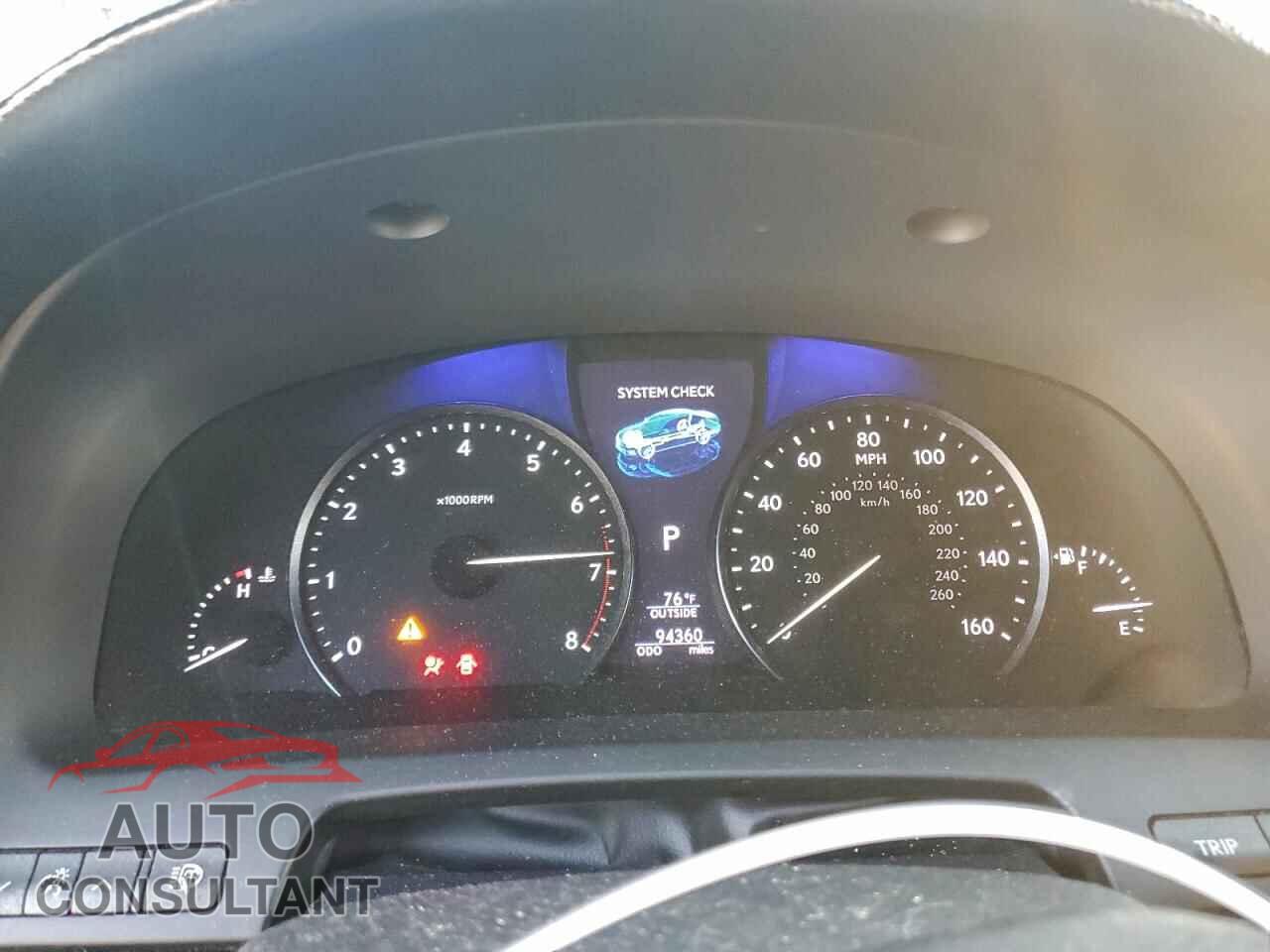 LEXUS LS460 2014 - JTHBL5EF3E5124816