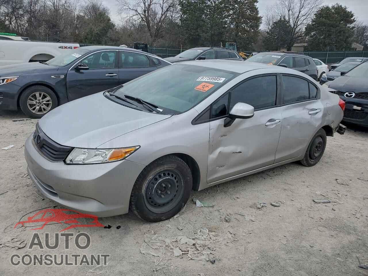 HONDA CIVIC 2012 - 19XFB2F53CE067500
