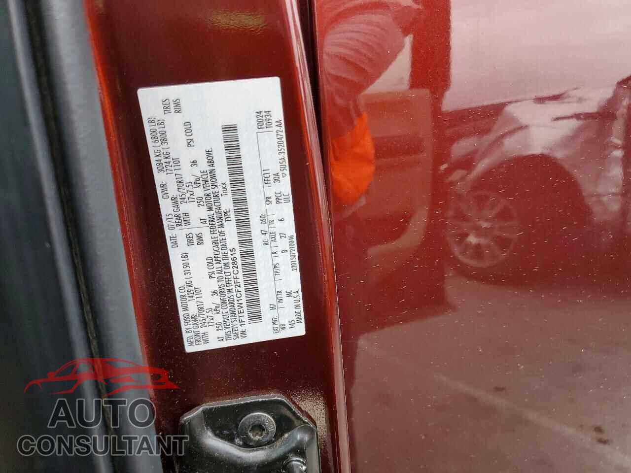 FORD F-150 2015 - 1FTEW1CF2FFC28615