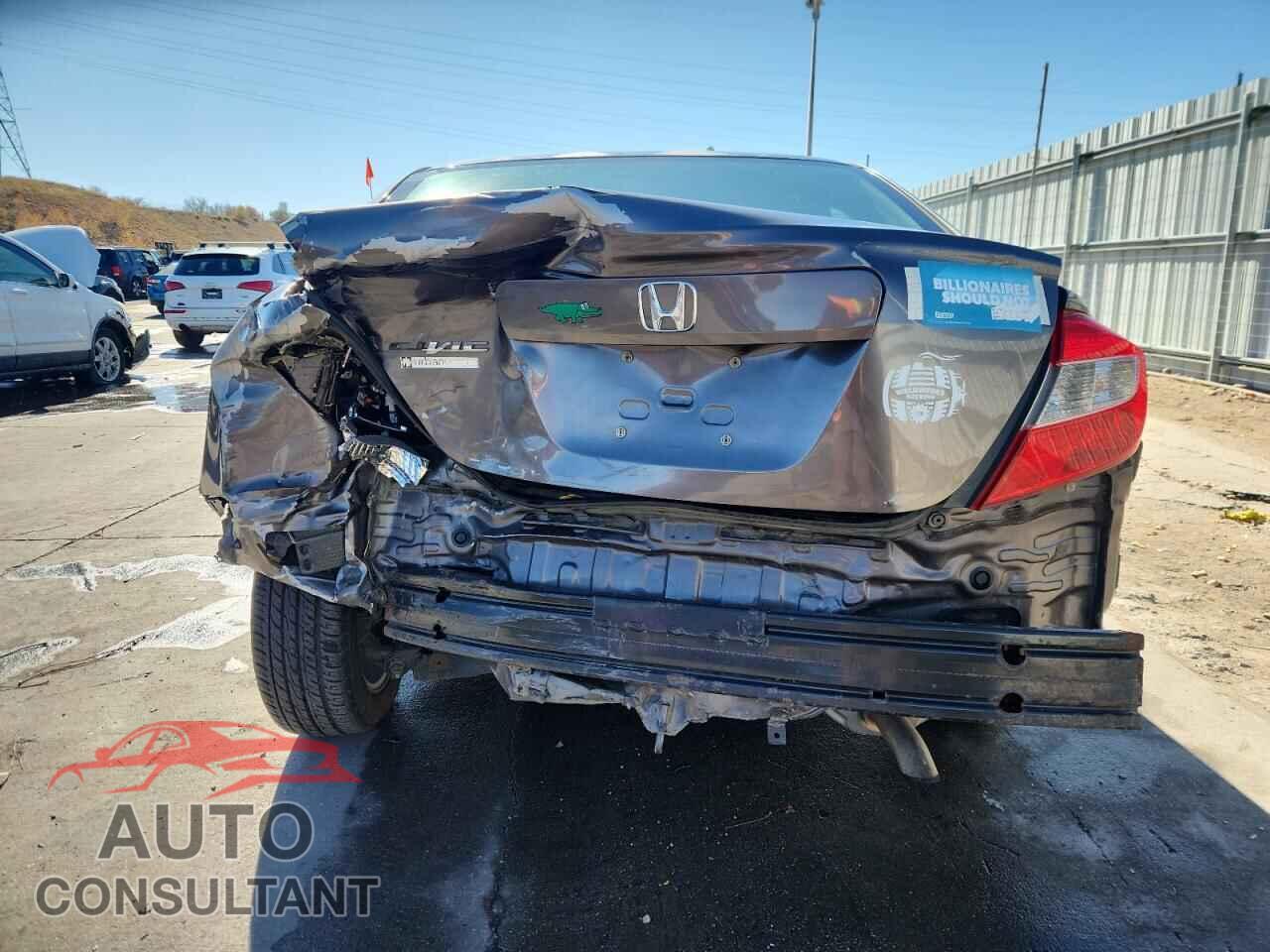 HONDA CIVIC 2012 - 2HGFB2F8XCH516011