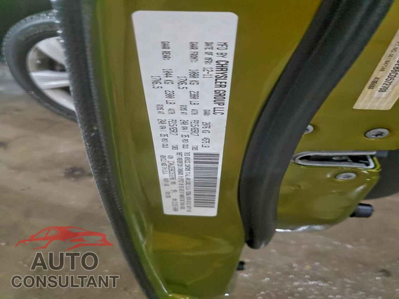 JEEP COMPASS 2012 - 1C4NJDEB6CD572708
