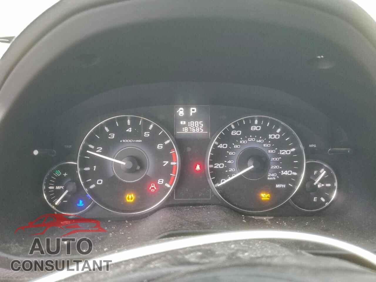 SUBARU OUTBACK 2011 - 4S4BRBKC2B3418607