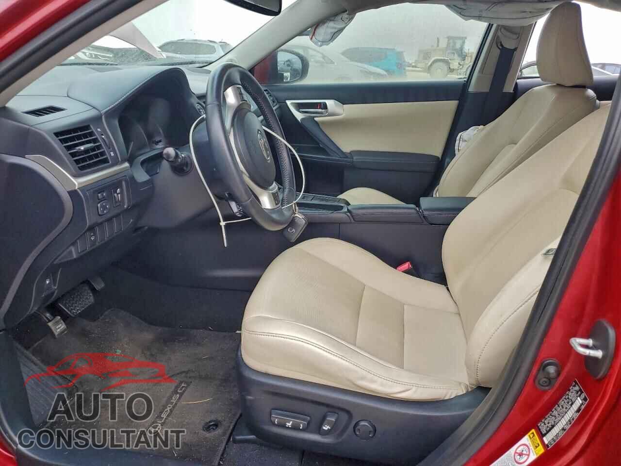 LEXUS CT 200 2013 - JTHKD5BH7D2149396