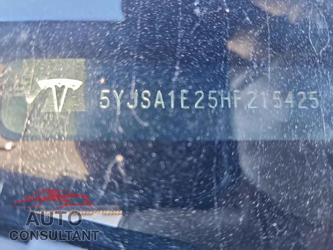 TESLA MODEL S 2017 - 5YJSA1E25HF215425