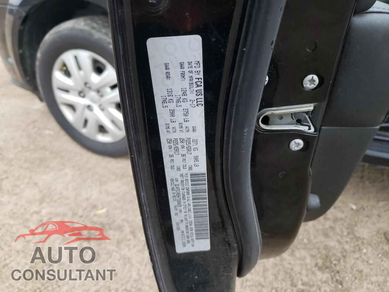 DODGE JOURNEY 2017 - 3C4PDCAB9HT599029