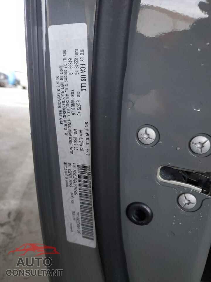 DODGE CHALLENGER 2018 - 2C3CDZAG4JH262896