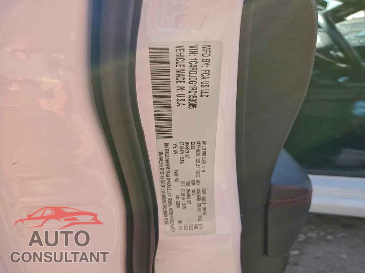 DODGE DURANGO 2024 - 1C4RDJDG1RC153085