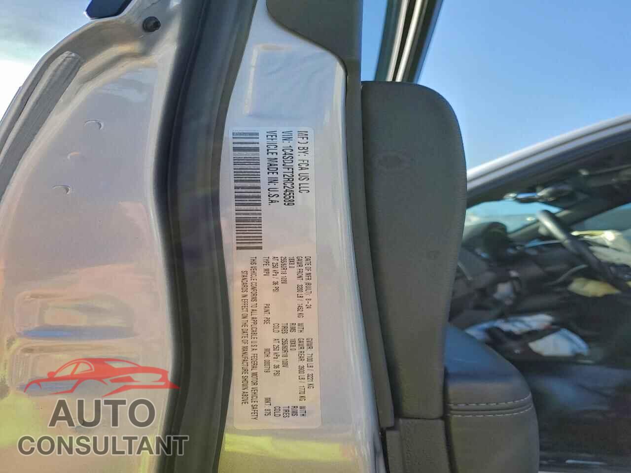 DODGE DURANGO 2024 - 1C4SDJFT2RC245589