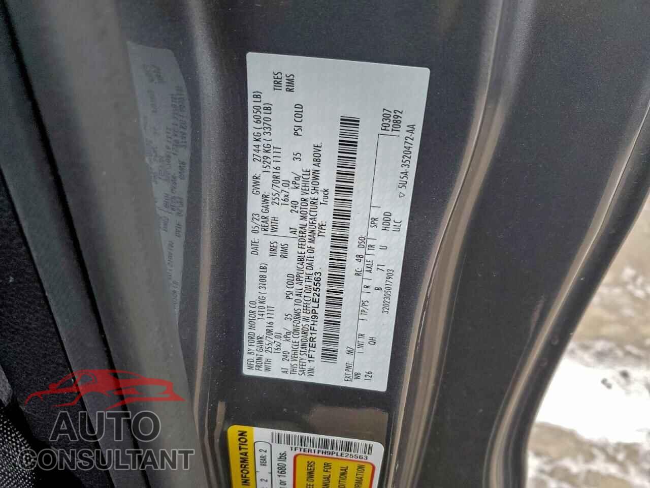 FORD RANGER 2023 - 1FTER1FH9PLE25563