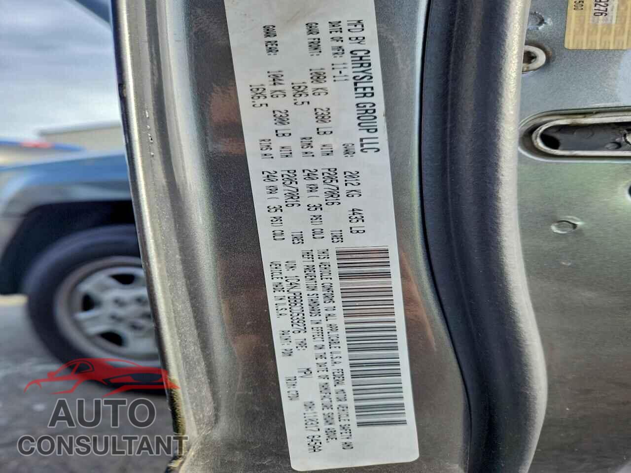 JEEP PATRIOT 2012 - 1C4NJPBB6CD539276