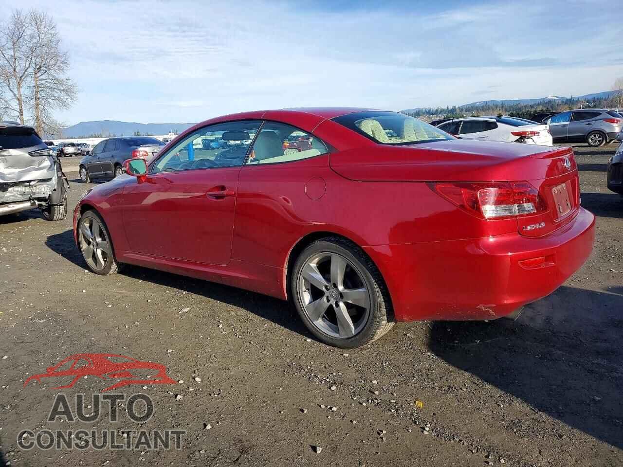 LEXUS IS 2010 - JTHFF2C25A2506736