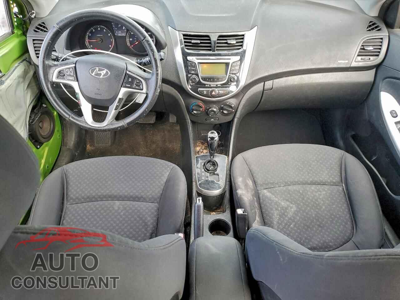 HYUNDAI ACCENT 2012 - KMHCU5AE2CU020350