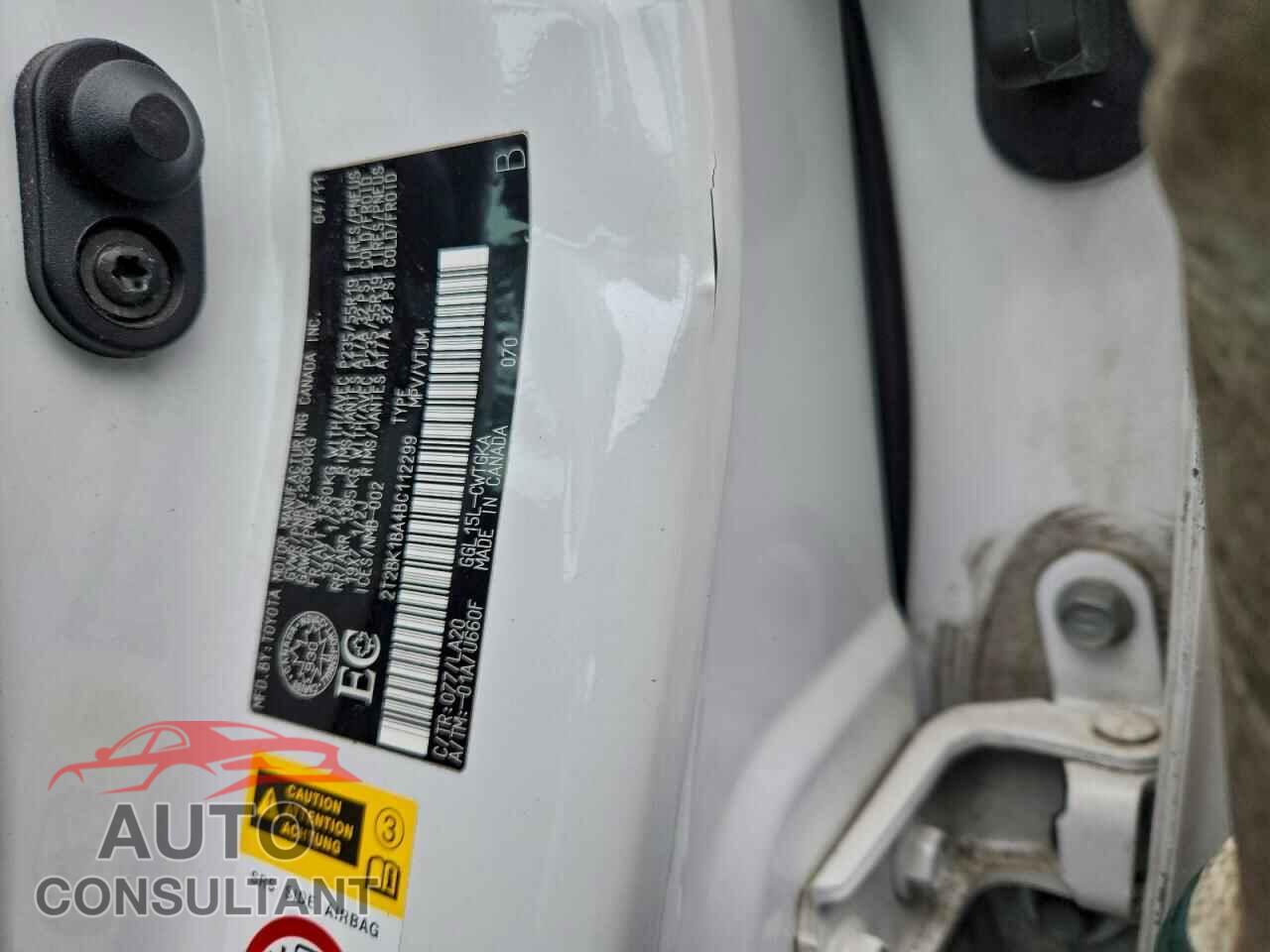 LEXUS RX350 2011 - 2T2BK1BA4BC112299