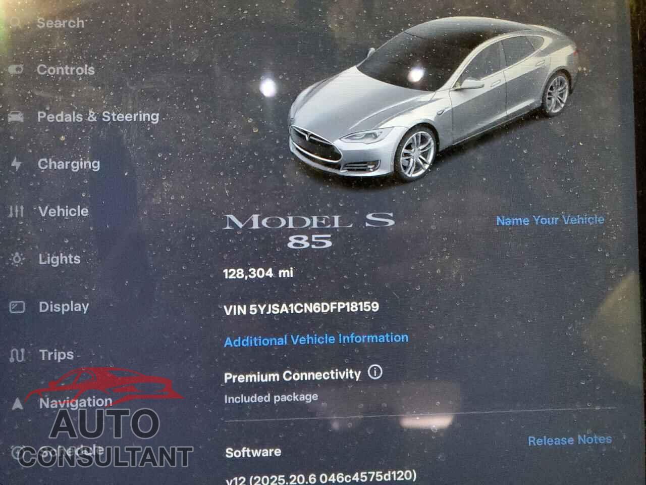 TESLA MODEL S 2013 - 5YJSA1CN6DFP18159